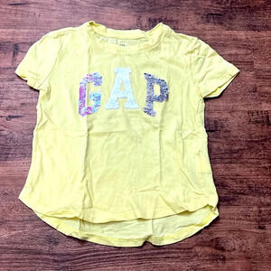 Flippable sequins girls top